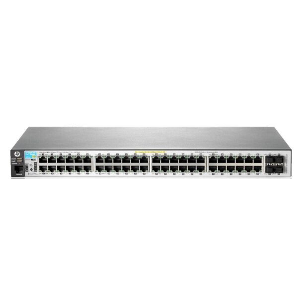 

Коммутатор HPE Aruba 2530-48G-PoE+ 48xGE+ 4xGE SFP, L2, 382W, LT Warranty (J9772A)