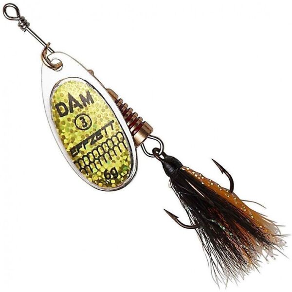 

Блесна DAM Effzett Standart с бородкой 3g reflex gold (60537)