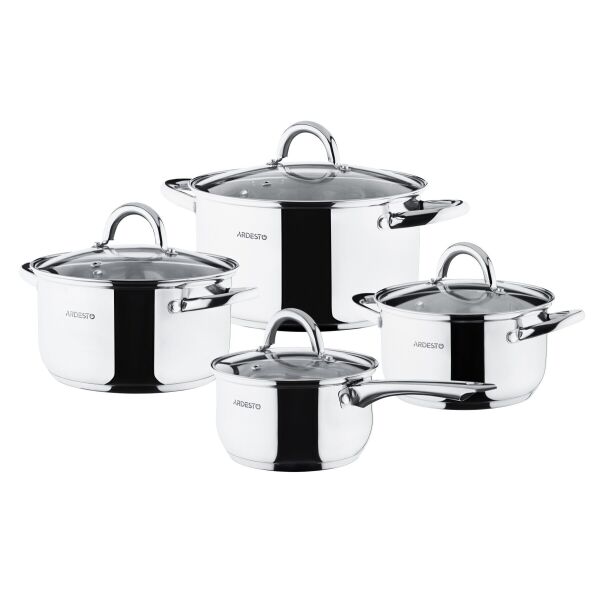 

Набор посуды Ardesto Gemini Gourmet, 8 пред., нержавеющая сталь (AR1908PS)