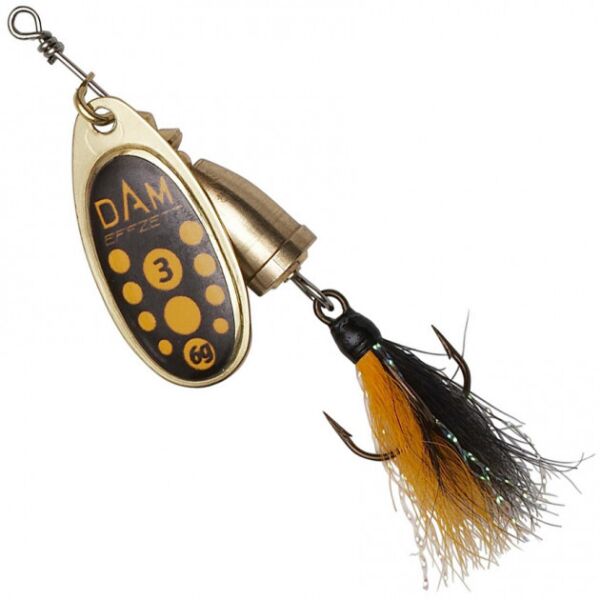 

Блесна DAM Effzett Executor с бородкой 4g Blacky (60503)