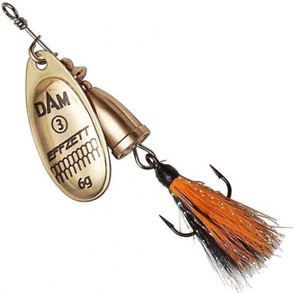 

Блесна DAM Effzett Executor с бородкой 8g Gold (60511)
