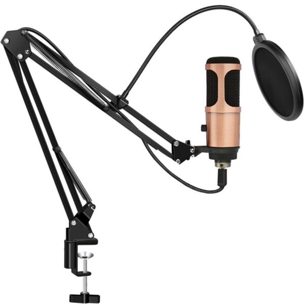 Акція на Студийный конденсаторный USB микрофон Soncm D.J. M-900U Bronze від Allo UA