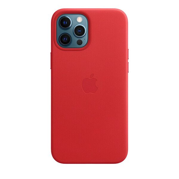 

Чехол накладка xCase для iPhone 12/12 Pro Leather case Full with MagSafe Red
