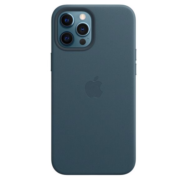 

Чехол накладка xCase для iPhone 12/12 Pro Leather case Full with MagSafe Blue