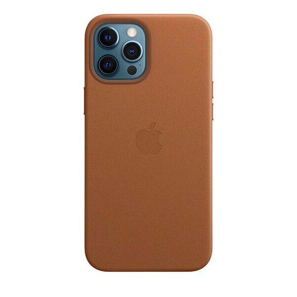 

Чехол накладка xCase для iPhone 12 Pro Max Leather case Full with MagSafe Brown