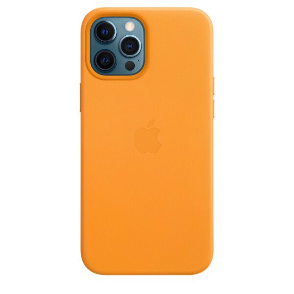 

Чехол накладка xCase для iPhone 12/12 Pro Leather case Full with MagSafe Yellow
