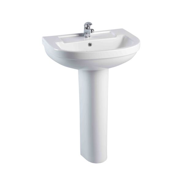 

Раковина Ege Vitrifiye Lagina 35601 с пьедесталом