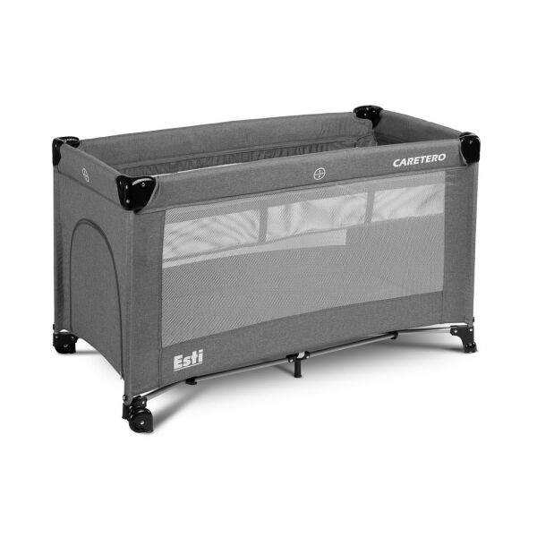 

Детская кровать манеж Caretero Esti Graphite
