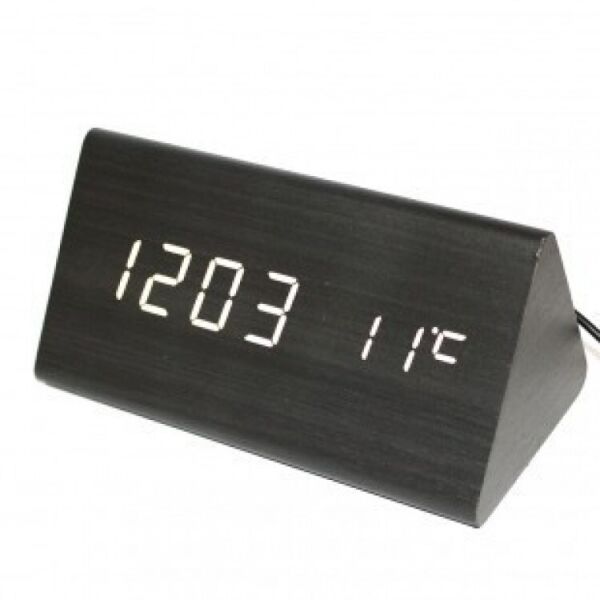 

Часы VST-861-6 белые, температура, дата, будильник.