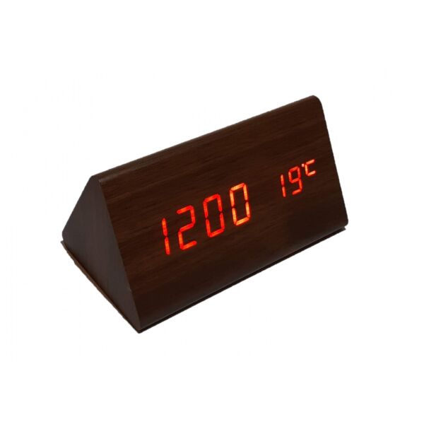 

Часы VST-861-1 красные,температура, дата, будильник.