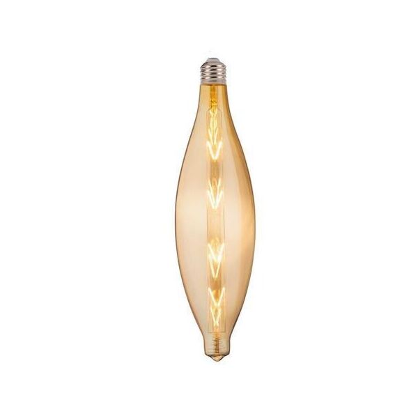 

Лампа винтажная светодиодная (ретро) Horoz Electric Filament led ELLIPTIC-XL 8W E27 2200К Янтар