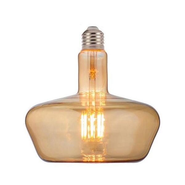 

Лампа винтажная светодиодная (ретро) Horoz Electric Filament led Ginza-XL 8W Е27 2200К Янтар