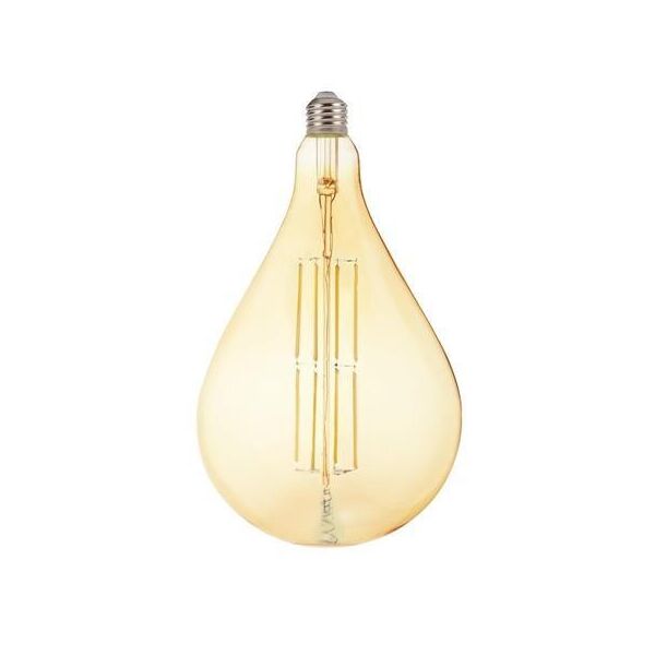 

Лампа винтажная светодиодная (ретро) Horoz Electric Filament led TOLEDO 8W 2200K Янтар E27