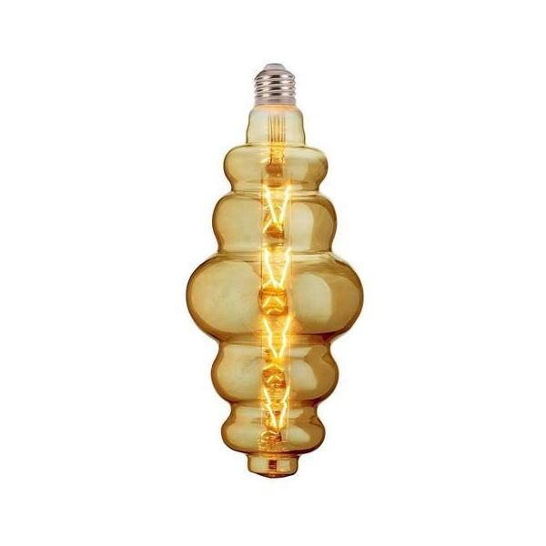 

Лампа винтажная светодиодная (ретро) Horoz Electric Filament led ORIGAMI 8W E27 2200K Янтар