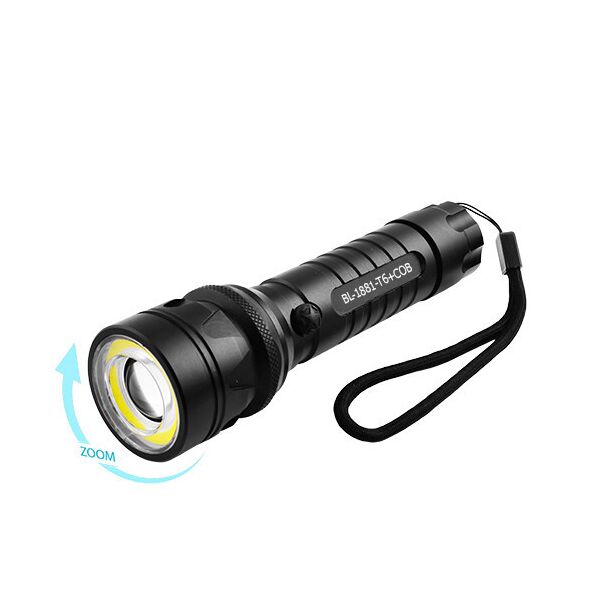 

Фонарь Police 1881-T6+COB, ЗУ 220V/12V, 1x18650 (3xAAA), zoom, Box