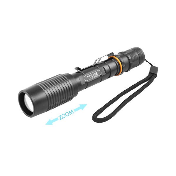 

Фонарь Police 2804-T6, ЗУ 220V, 2x18650, zoom, зажим, Box