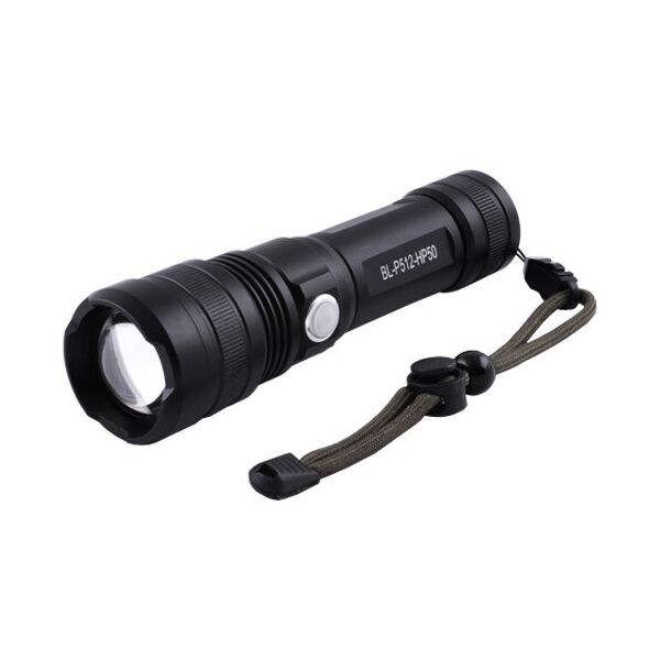 

Фонарь P512-HP50, ЗУ micro USB, 1x18650/3xAAA, индикация заряда, zoom, Box