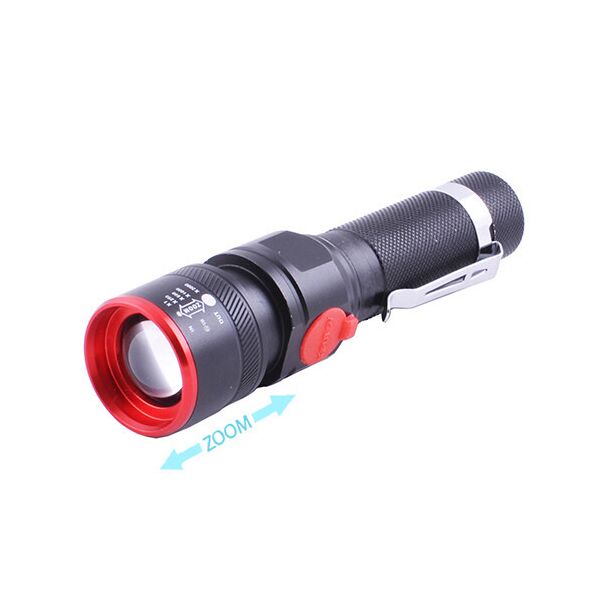 

Фонарь Police BL-749-T6, ЗУ micro USB, 1x18650, zoom, зажим, Box