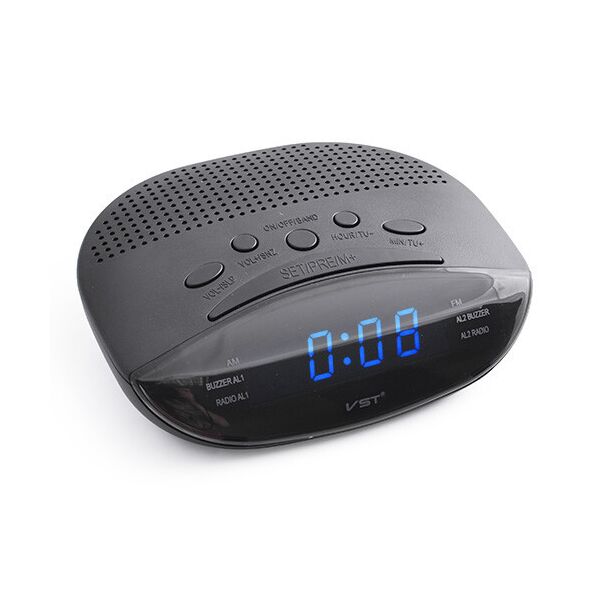 

Часы сетевые VST-908-5 синие, радио FM, 220V