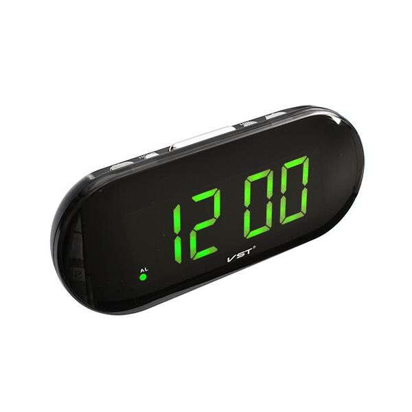 

Часы сетевые VST-717-4 салатовые, USB