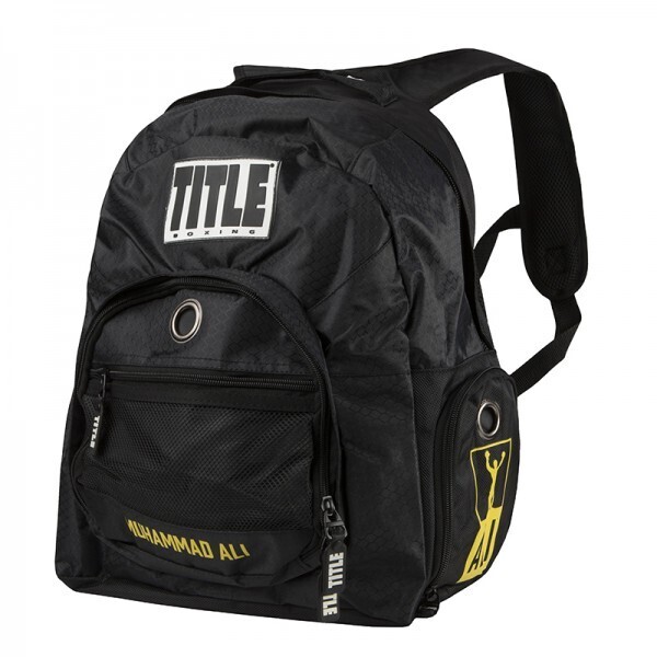 

Рюкзак TITLE Ali Super Boxing Backpack Черный с желтым