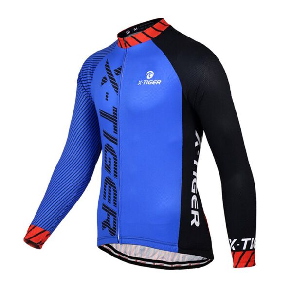 

Велоджерси X-Тiger XM-CY-011 кофта длинный рукав Blue 4XL