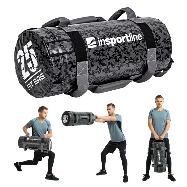 

Сумка для тренировок с ручками inSPORTline Fitbag Camu 25kg