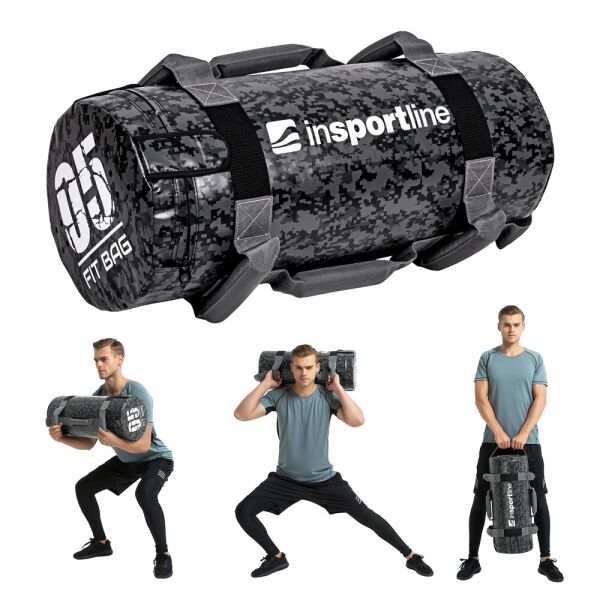 

Сумка для тренировок с ручками inSPORTline Fitbag Camu 5kg
