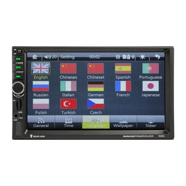 

Автомагнитола 2 DIN Cml-Play 7020G с GPS, камерой заднего вида и пультом на руль