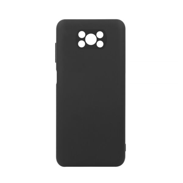 

Силиконовый чехол Lesko для Xiaomi Poco X3 Soft Touch Black