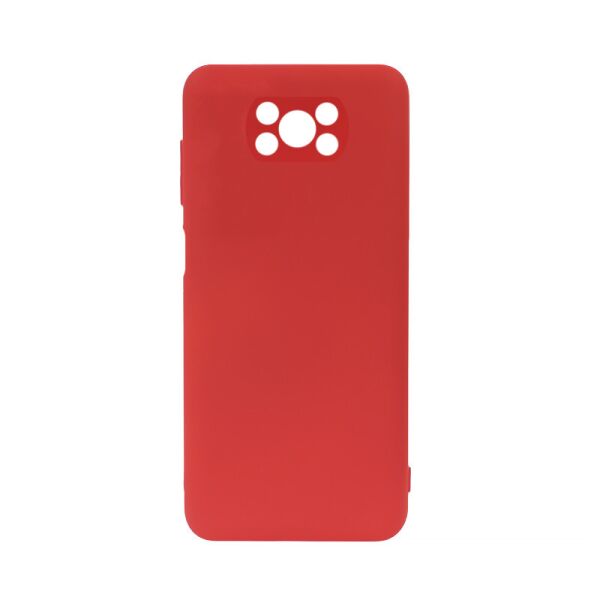 

Силиконовый чехол Lesko для Xiaomi Poco X3 Soft Touch Red