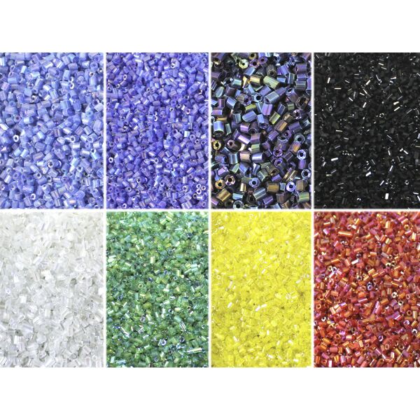 

Бисер CBM 100 грамм (РУБКА) набор всех цветов 8шт.