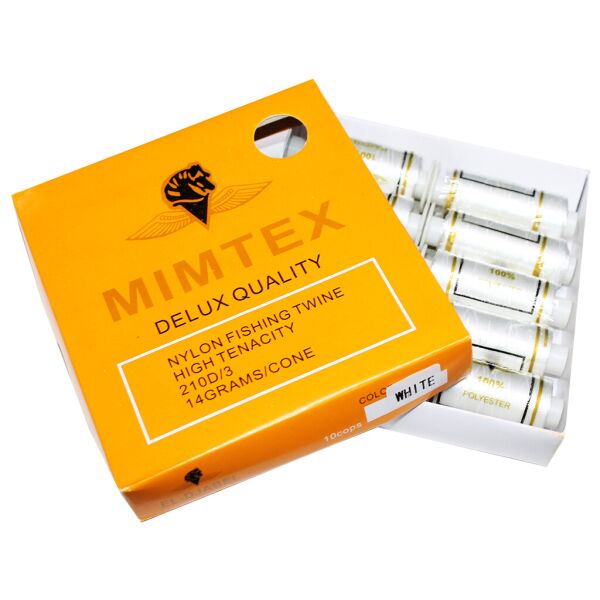 

Нитки JNB для бисера Mimitex белые 210D (упаковка 10 шт.)