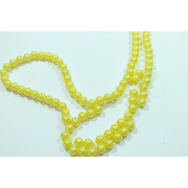 

Бусы BFD пластмассовые на колье (Ø10/100см) Бледно-Желтый