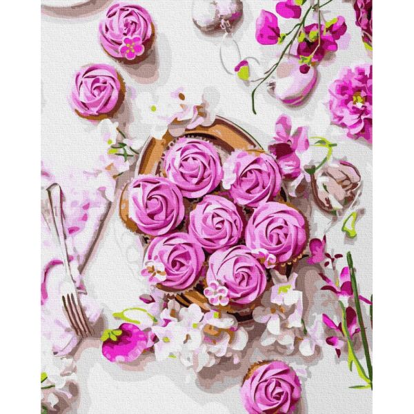 

Картина по номерам. Rainbow Art Цветочный завтрак GX37316-RA