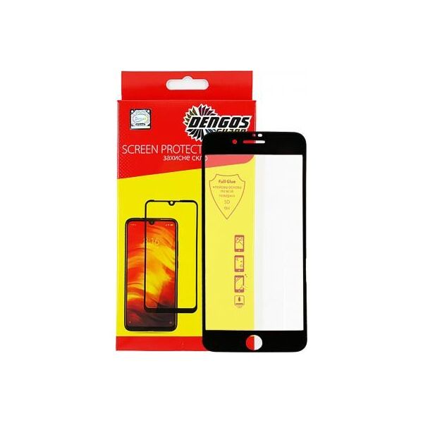 

Стекло защитное DENGOS 5D iPhone 7/8 Plus black (TGFG-20)