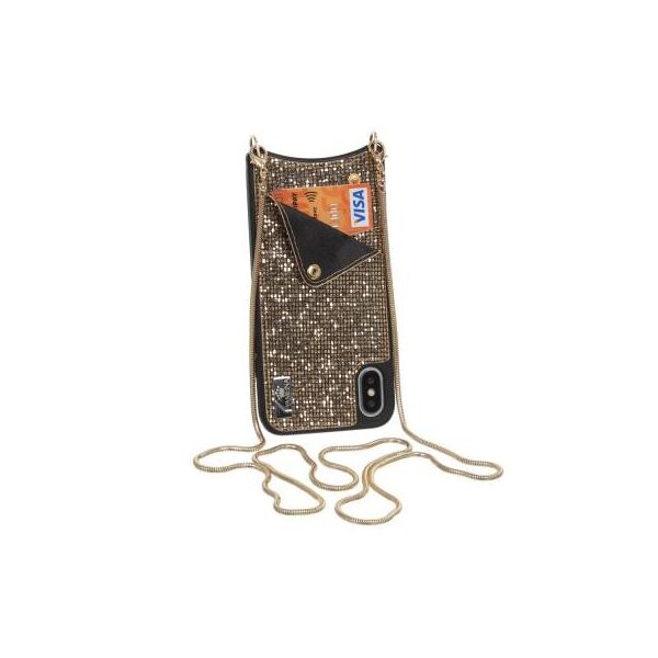 

Чехол для моб. телефона BeCover Glitter Wallet Apple iPhone X/Xs Gold (703618) (703618)