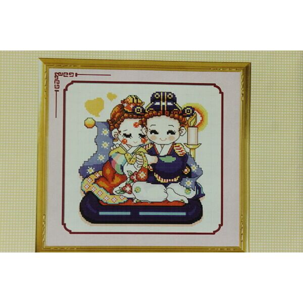 

Вышивание INA нитками крестом (набор) разные размеры 68 (31 х 31) см