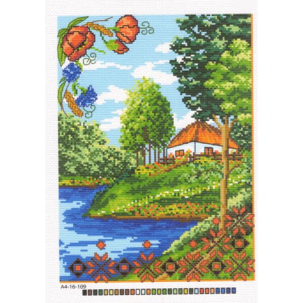 

Схема SHZ для вышивания крестиком А4 (на канве) А4-16-109