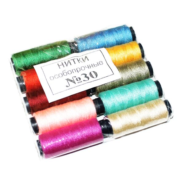 

Нитки NYR №30 (Упаковка Ассорти) 10шт.