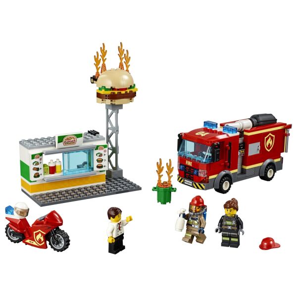 

Конструктор LEGO City Пожежа в бургер-барі (60214)
