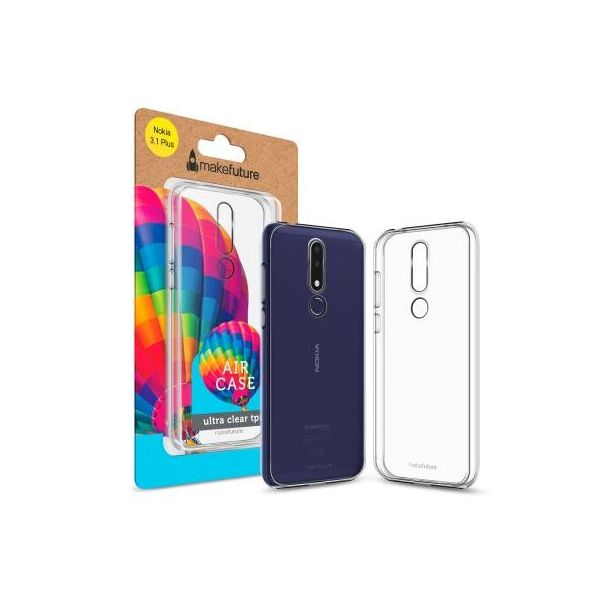 

Чехол для моб. телефона MakeFuture Air Case (Clear TPU) Nokia 3.1 Plus (MCA-N31P)