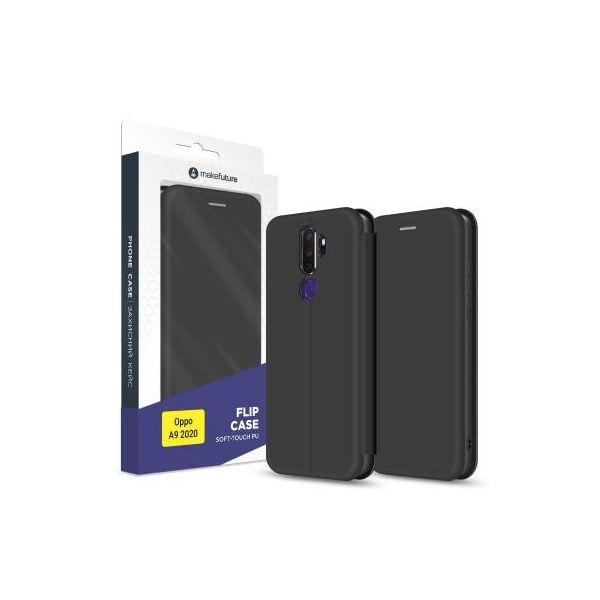 

Чехол для моб. телефона MakeFuture Oppo A9 2020 Flip (Soft-Touch PU) Black (MCP-OPA920BK)