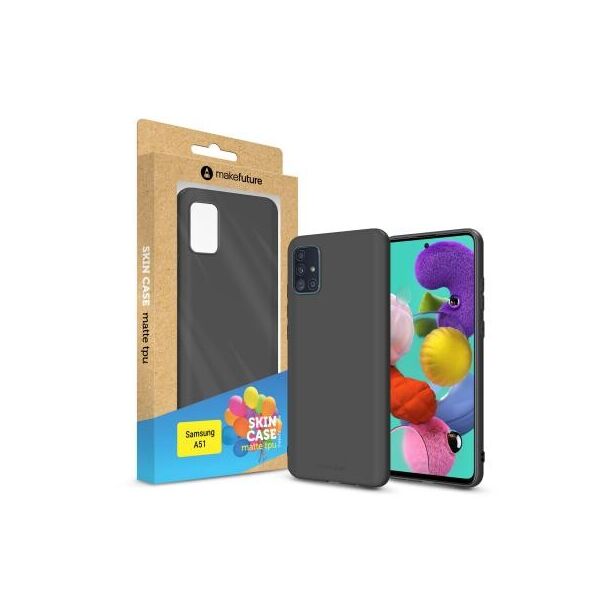 

Чехол для моб. телефона MakeFuture Samsung A51 Skin (Matte TPU) Black (MCS-SA51BK)