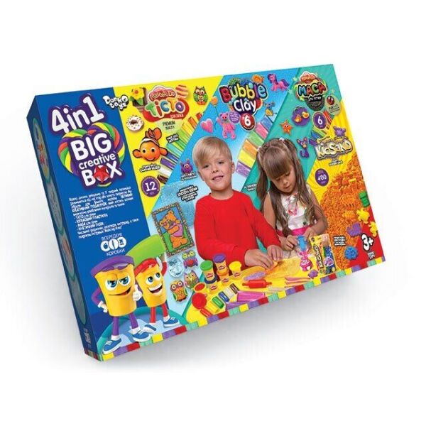 

Набір креативного творчості 4 в1 BIG CREATIVE BOX 7857 укр. (2400682393014)
