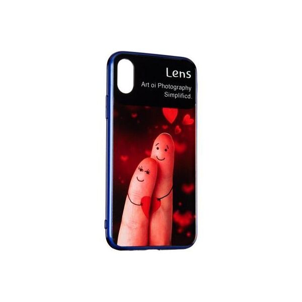 

Чехол для моб. телефона Gelius QR Case for iPhone X 2 Fingers (00000076743)