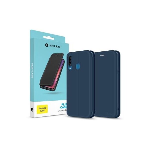 

Чехол для моб. телефона MakeFuture Samsung A20s Flip (Soft-Touch PU) Blue (MCP-SA20SBL)