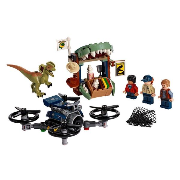 

Конструктор LEGO Jurassic world Дилофозавр на волі (75934)