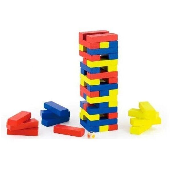 

Деревянная настольная игра Viga Toys Цветная Дженга (2000903577652)