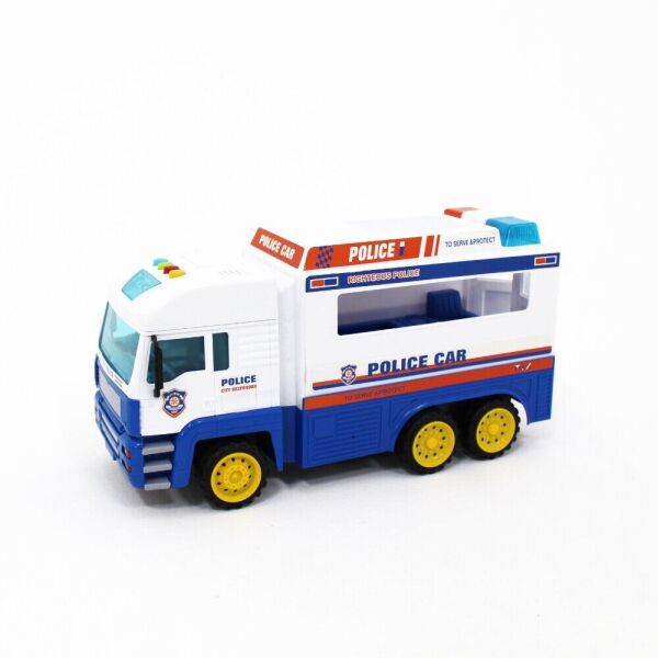 

Машинка інерційна HUASHENGDA TOYS Поліцейський фургон (TR678-96)